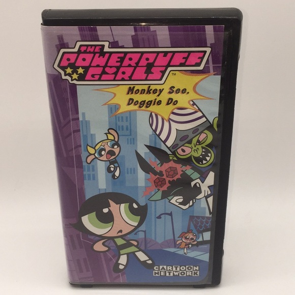 The Powerpuff Girls Monkey See Doggie Do VHS Video Animated Cartoon Network - Picture 8 of 8